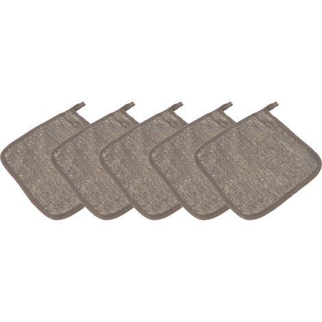 Gant Exfoliant Corps Visage, Lot de 5 Gants de Massage pour le Bain Homme Femme (1/5)