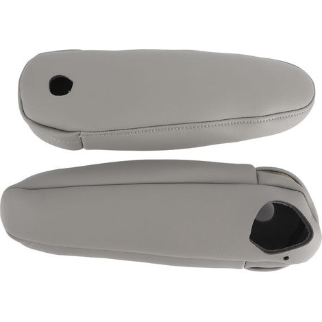 Ensemble de housses d'accoudoir de siège auto en cuir synthétique, 2 pièces, pour Lexus RX 300 330 350 2003-2009, gris (1/5)