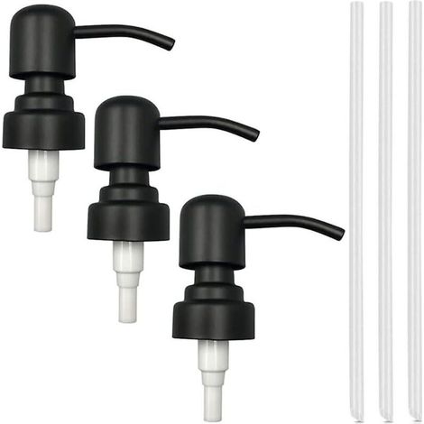3-teiliges Ersatzpumpenset für Seifenspender aus Edelstahl (1/5)