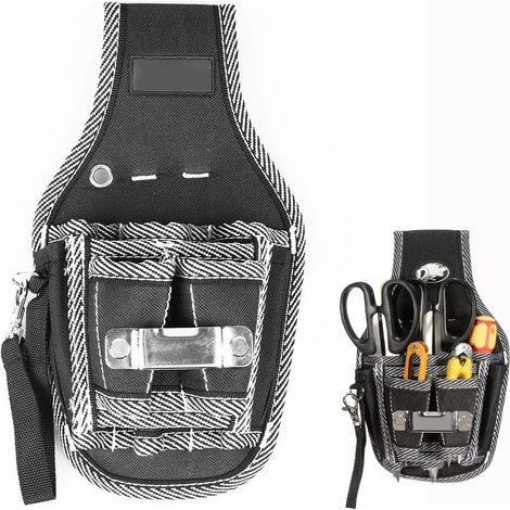 Tool Belt Bag, Oxford Fabric Tool Pouch for DIY Electricians Plumber Carpenter (1/5)