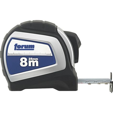 Forum Taschenbandmaß Autolock 8mx25mm weiß (1/4)