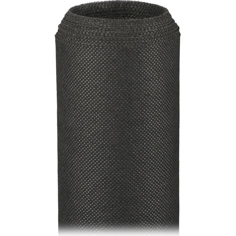 10x Telo per Pacciamatura, 50g/metro quadrato, Protezione per le Piante, Impermeabile, Anti UV, Nero