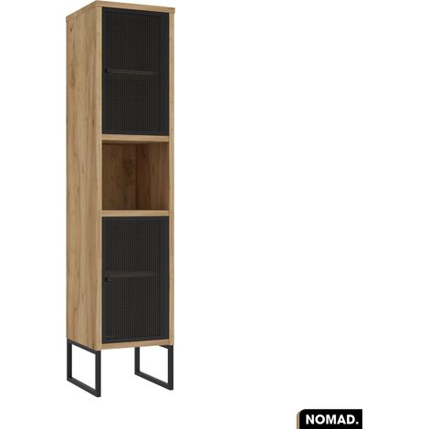 Colonne de salle de bain  NOMAD  OAK  30 x 170 x 38 cm (1/4)