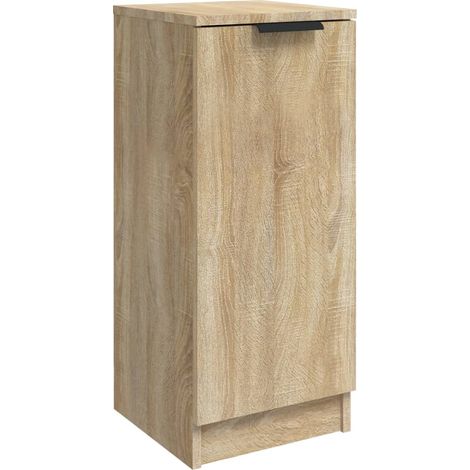 Credenza cassettiera mobile contenitore organizer cucina soggiorno salotto sonoma 30 x 30 x 70 cm legno ingegnerizzato marrone 020031501