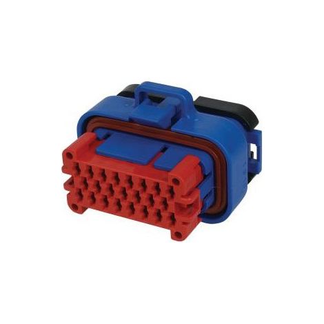 Connettore AmpSeal maschio porta femmina 23 vie blu