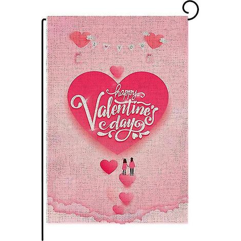 Nouveau drapeau de jardin pour la Saint-Valentin (1 pièce) (1/3)