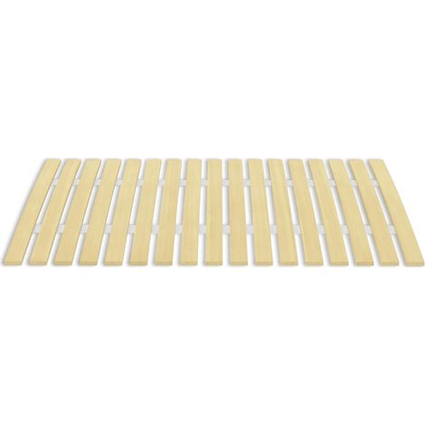 Lit simple  Lit adulte  Latte de rechange pour sommier avec 17 lattes 70 x 200 cm