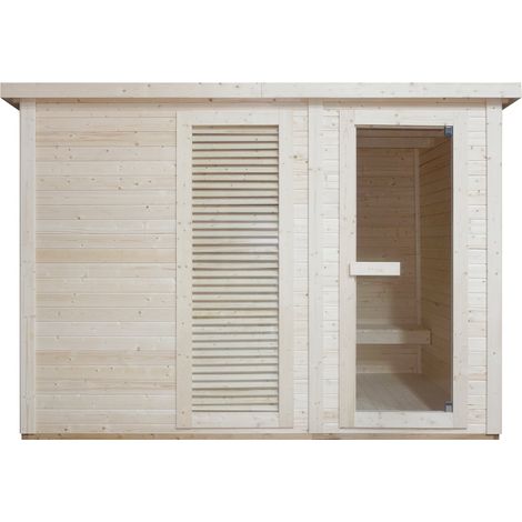 Outdoorsauna VAASA für 4 - 5 Personen mit Umkleide (1/5)