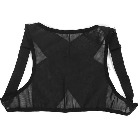 Correcteur de posture doux et respirant, ceinture ajustable anti-voûte dorsale, soutien lombaire (1/5)