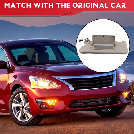 Specification 1: Driver's side (left) Color: Beige Material: Plastic Interior sun visor/windshield