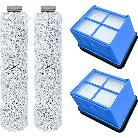 Kit de rechange pour autolaveuse Bissell 3882 – Brosse principale et filtre HEPA inclus(2 pack) (1/5)