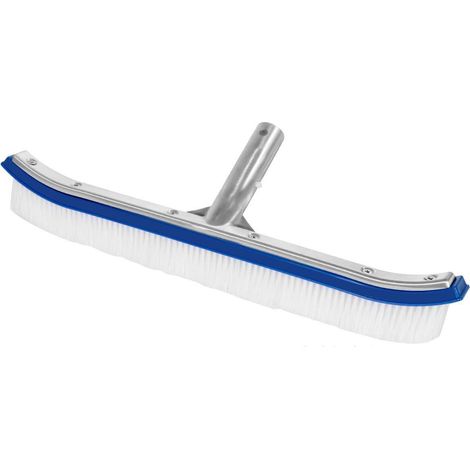 Swimming Pool Brush, 18 Inch Aluminum Swimming Pool Cleaning Brush Swimming Pool Cleaning Accessories (1/4)