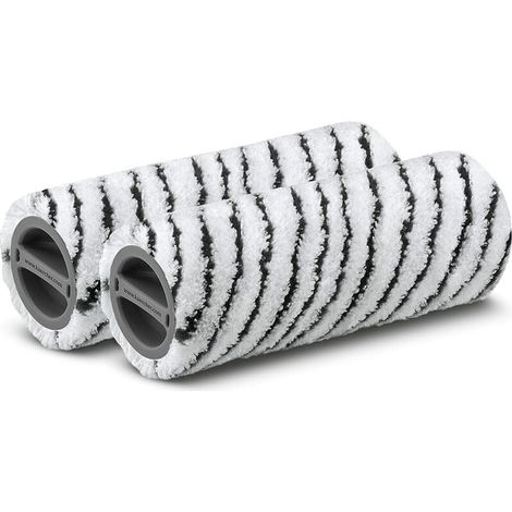 Kärcher Stone Roller-Set für alle Kärcher FC und EWM 2 (waschbar, fusselfrei, maschinenwaschbar bei 60°C, für widerstandsfähige Hartböden, Stein, Keramik) (1/4)