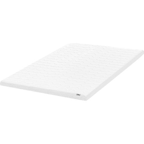 Cubrecolchón de espuma de gel 140 x 200 cm blanco Frosty (1/5)