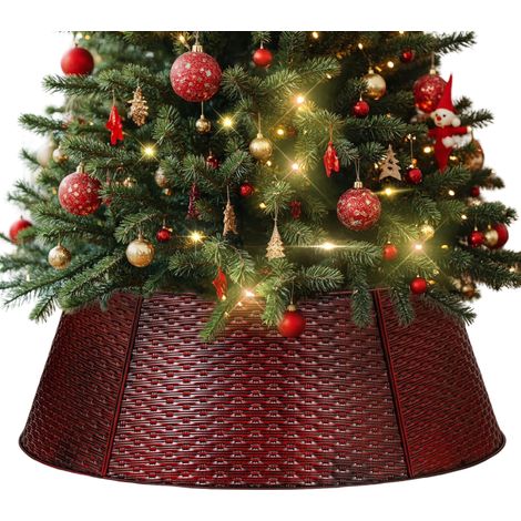 Copri Albero Natale Metallo Marrone 90 cm Resistente (1/5)
