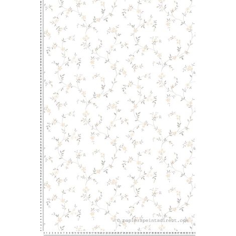 Papier peint Fleur Gris Style Cuisine 3 Lutèce