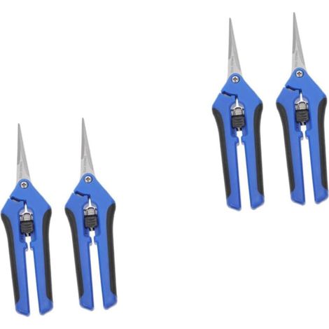 2 Ensembles Coude De Cisaillement En Acier Inoxydable Sécateur Professionnel Elagueuse Ciseaux Jardin Tondeuse À Brindilles De Fleurs Sécateur Pour Jardin Plastique 2 Pièces 2 (1/5)
