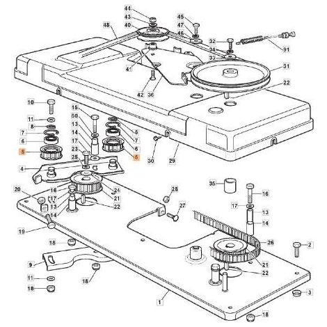 ORIGINAL RIEMENSCHEIBE EMAK G125601559E1R