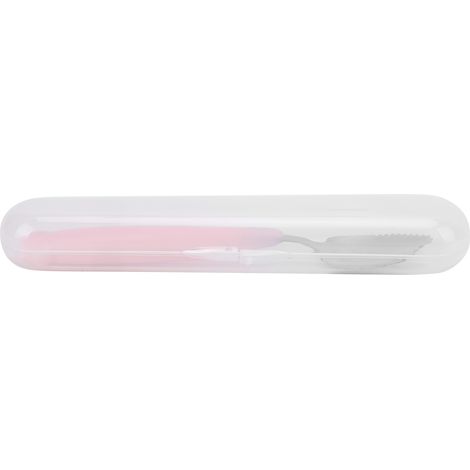 Cuillères Bébé en Acier Inoxydable avec Manche en Silicone pour Nourrisson et Enfant (1/5)