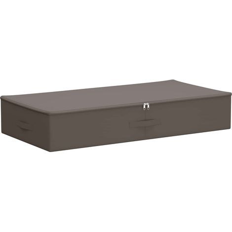 Aufbewahrungsbox Grau 100 x 50 x 18 cm Vliesstoff vidaXL