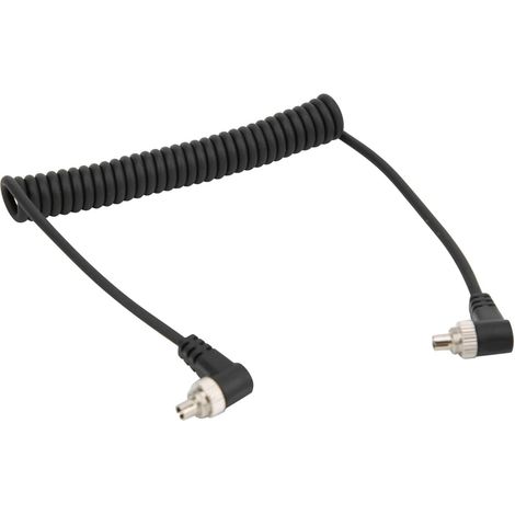 Cordon de Synchronisation PC Mâle à Mâle 39,4 Pouces Câble Flash de Verrouillage à Vis pour 580EXII 7D 5DII D300S D700 SB-900 (1/5)