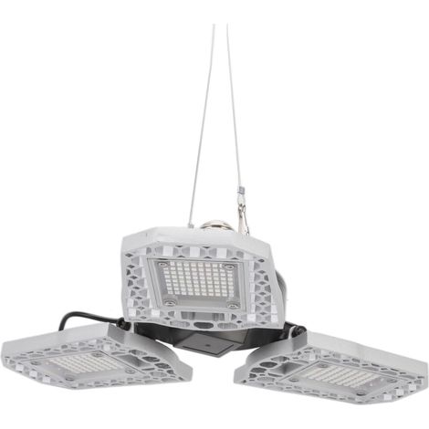 Lampe de culture pour plantes 220V 3 têtes pliables E27 240 LED spectre rouge bleu étanche lampes de croissance intérieur (1/5)