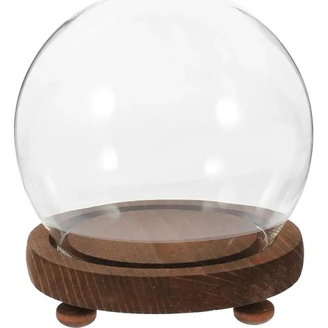 Récipient en verre transparent en forme de dôme, pour (1/5)