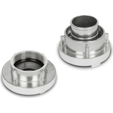 Acoplamiento Storz 2" fijo+aspiración set 2 piezas diámetro 52/59mm aluminio EBERTH (1/5)