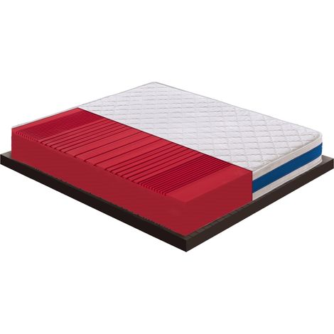 Wasserschaummatratze - Orthopädie - Wende - 11 Komfortzonen - Steifigkeitsgrad H1 200x200