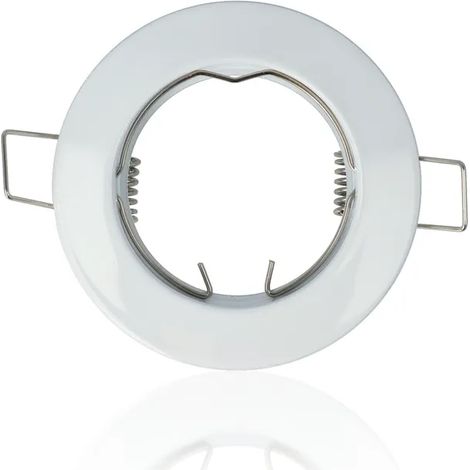 Porta faretto rotondo da incasso diam.78mm, GU10, Bianco (1/4)
