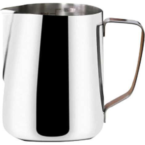 Tasse À Lait - Acier Inoxydable 304 - 360 Ml - Bec Pointu Cylindrique - Pour Latte Art Et Vapeur - 1 Pièce (1/5)