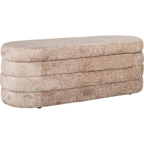 Pouffe Camille Sheep Chic et Tendance - Naturelle Douceur Beige (1/5)