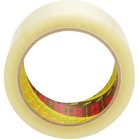 Scotch 3M Gummi-Verpackungsband 48 mm/66 m farblos 6er-Packung