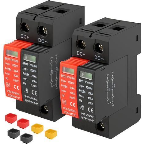 Protection Contre les Surtensions, Parafoudre de Type2, 2 Pôles (1/5)