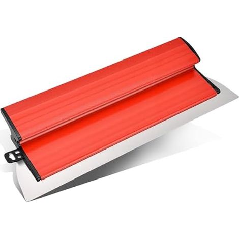 Lame à Enduire Professionnelle 40cm, Couteau à Lisser Enduit, Spatule Lissage pour Cloisons Sèches, Acier Inoxydable 0.35mm, Poignée Ergonomique Z, Outil Parfait Plâtrage Mur et Plafond (1/5)