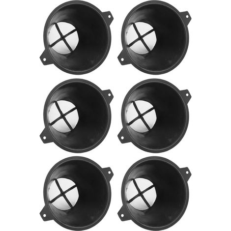 Lot de 6 filtres à peinture en plastique avec tamis en nylon fin réutilisable pour résidus alimentaires à base d'eau et d'huile