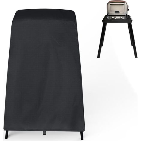 Abdeckung für Außenbackofen und Grill (106 x 58 x 46 cm), Pizzaofenabdeckung (mit Befestigungsgurt am Boden), wetterfestes Pizzaofenzubehör (1/4)