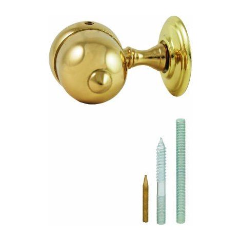 Chapuis NR00 Naissance laiton poli verni - diametre interieur : 35 mm - Pour corde diametre 32mm (1/3)