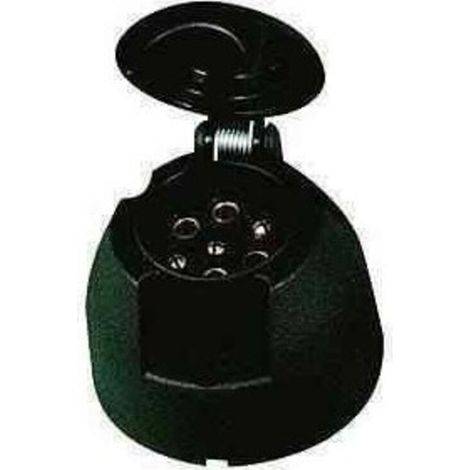 Prise socle 7 broches plastique pour remorque - Prise socle 7 broches plastique pour remorque (1/2)