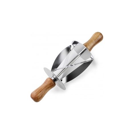 Ibili Mini Cortador de Croissants plateado acero inoxidable