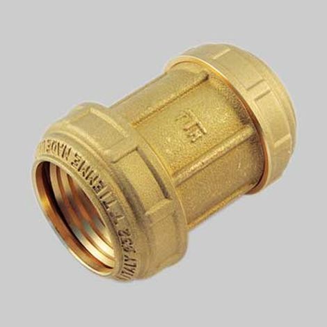 RACCORDO DIRITTO DOPPIO PN 25 COBRARING - 32 x 32