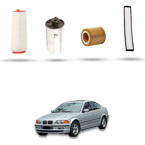 Kit Tagliando 4 filtri compatibile con BMW Serie 3 (E46) 330d 135kw dal 1999 al 2003 (1/5)