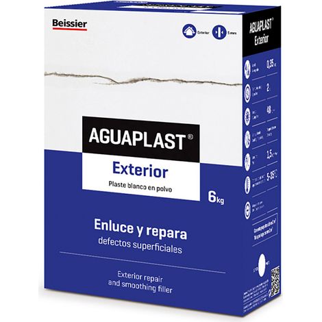 Aguaplast en polvo para exteriores estuche 6kg 70034-002