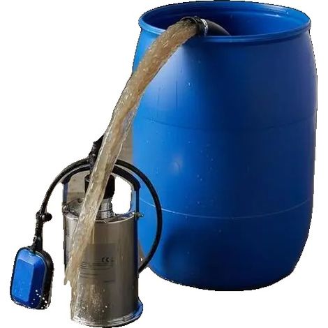 Tauchpumpe, 9500L/H Durchflussrate, IPX8 Schutz, WEISS (1/2)