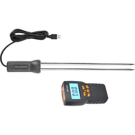 Digitales Langsonden-Feuchtemessgerät für Getreide, Weizen, Reis und Mais, präzises Messinstrument (1/5)