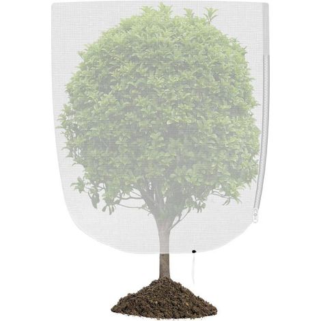 Filet de Protection pour Arbres Fruitiers 3x3m Filet Anti-Oiseaux et Insectes avec Fermeture Éclair & Cordon Housse pour Plantes (1/5)