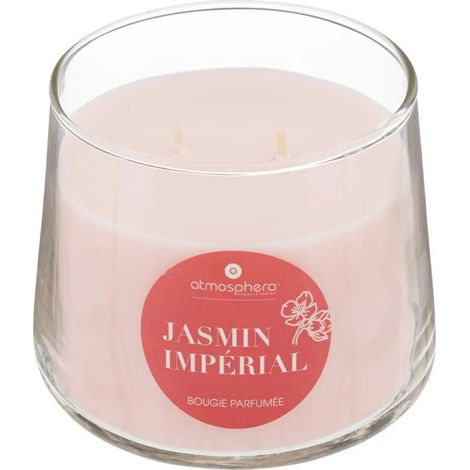 Bougie Parfumée en Verre "Izor" 300g Jasmin (1/2)