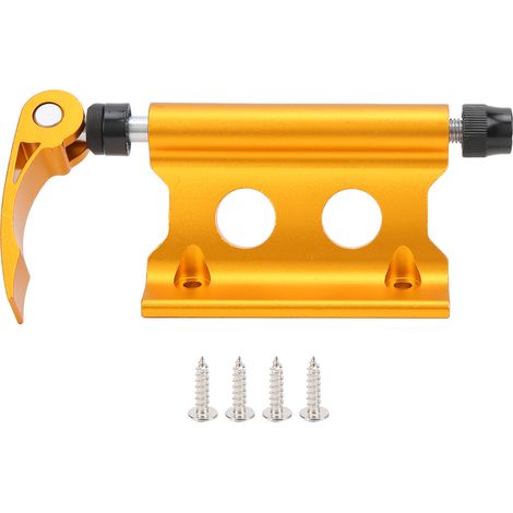Support de fourche vélo à dégagement rapide, bloc de fixation fourche avant, clip porte-bagages, jaune (1/5)
