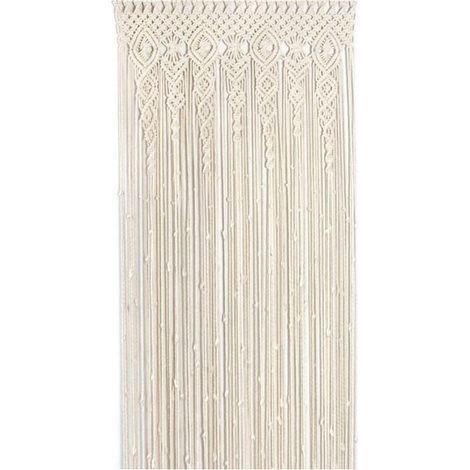 Rideau 90x180 cm bohème macramé-RAPANDA (1/4)
