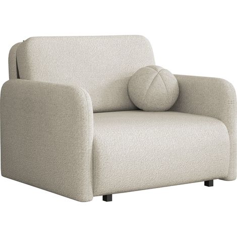 Fauteuil Poetal I, Coral 65, 85x100x103cm, Tissu, Pieds: Bois, 0, Mobilier déjà assemblé (1/5)